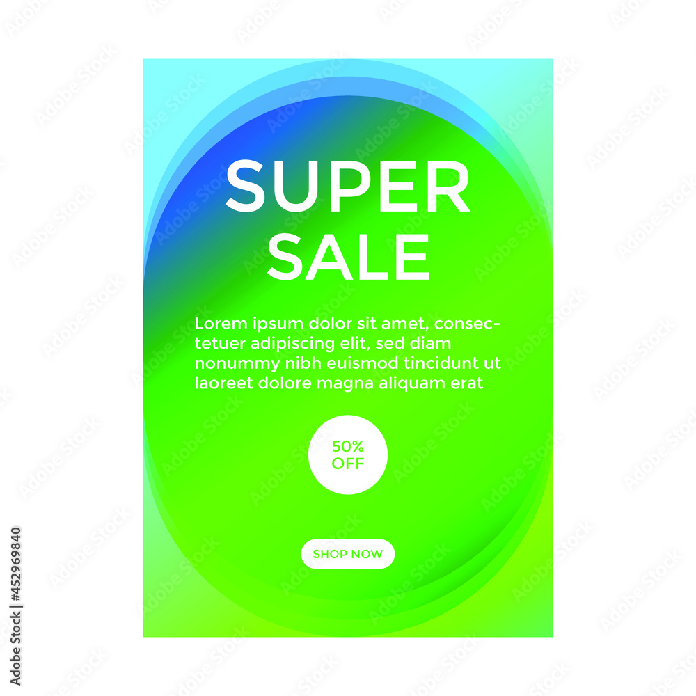 ILLUSTRATION ABSTRACT SALE POSTER TEMPLATES  BACKGROUND. SUPER SALE DISCOUNT DESIGN VECTOR  