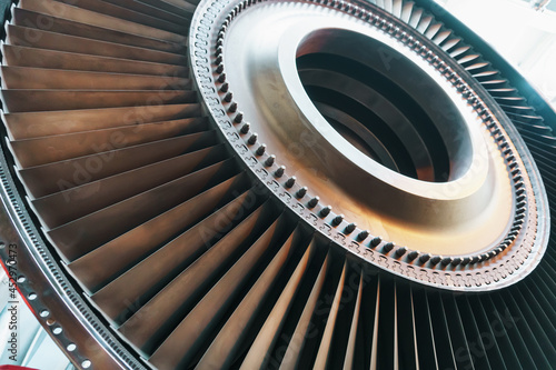 Disassembled gas turbine to generate electricity for structural elements