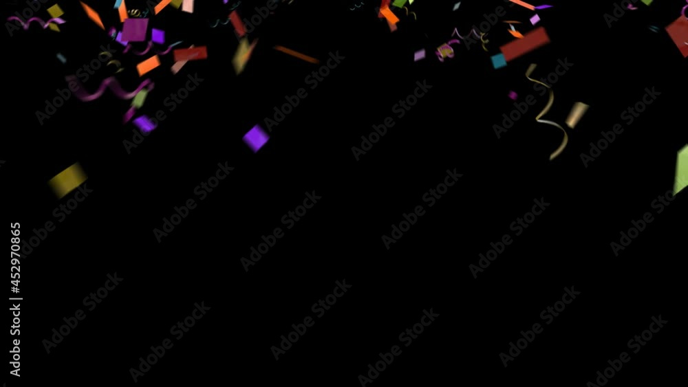 Confetti splashing Confetti splashing