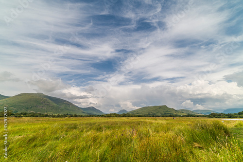 Scottish mountains in summer time