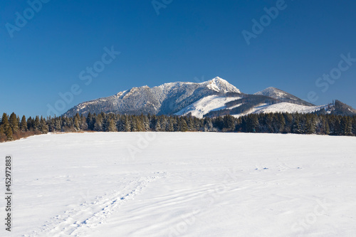 winter landscape nearby Oravice, Western Tatras (Rohace), Slovakia