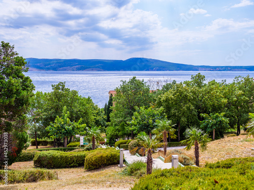 Hotel complex on the beach in Croatia