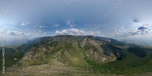 panorama of the mountains