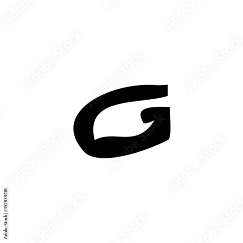 Abstract wrap logo design letter g