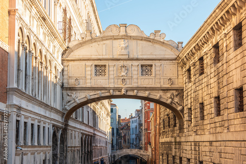 Bridge of Sighs, Ponte dei Sospiri in Venice, Italia.	