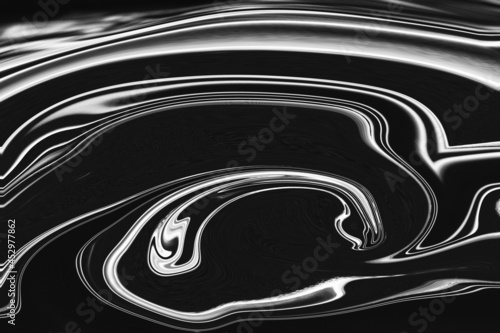 Psychedelic Abstract Modern Hand Painted Background Swirls Pattern Design