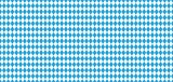 Bavarian Oktoberfest seamless pattern with blue and white rhombus Flag of Bavaria Oktoberfest blue checkered background Wallpaper Vector old diamonds background with cracks and dust