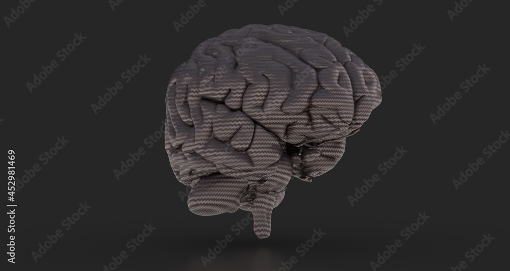 Human brain activity with plexus lines.. External cerebral connections in the frontal lobe. Human brain activity with plexus lines.. External cerebral connections in the frontal lobe.