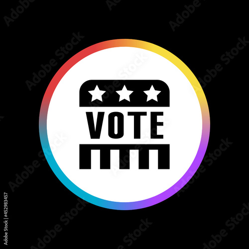 Vote - Sticker
