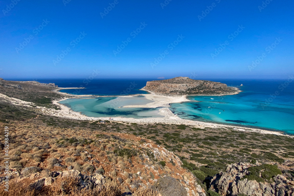 Balos Beach on the Greek island of Crete