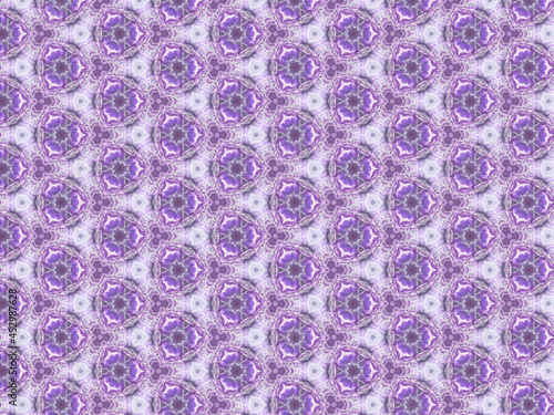 Hintergrund, Muster Blüten violett