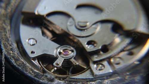 Wallpaper Mural Old Classic Clock Works and mechanism functioning
 Torontodigital.ca