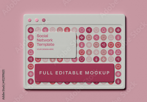 Social Network Mockup
