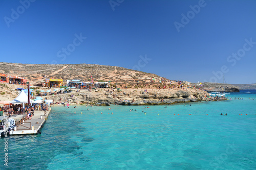 Fototapeta Naklejka Na Ścianę i Meble -  Blue Lagoon on Comino island, Malta.