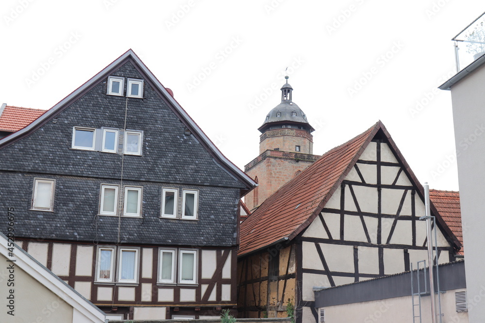 Fachwerkhäuser in Alsfeld. Fachwerkhäuser in Alsfeld.