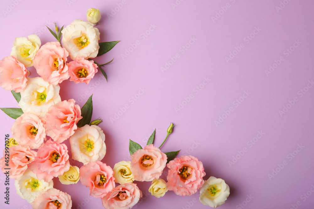 beautiful flower arrangement on a colored background with place for text. beautiful flower arrangement on a colored background with place for text.