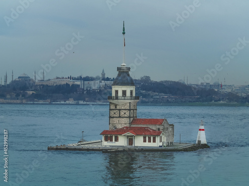 The historical landmark in Istanbul, Maiden's Tower © Raw2Cut