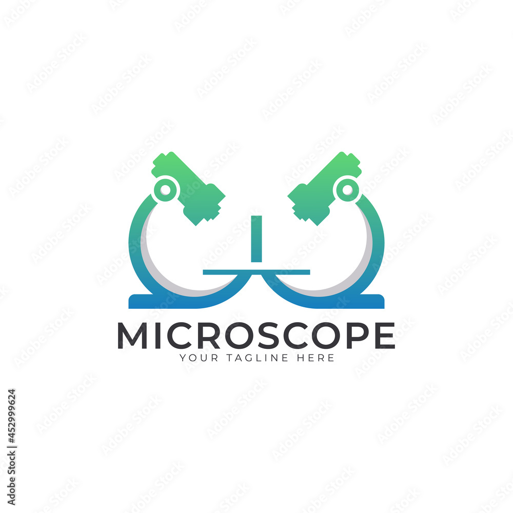Laboratory Logo. Initial Letter I Microscope Logo Design Template Element. Laboratory Logo. Initial Letter I Microscope Logo Design Template Element.