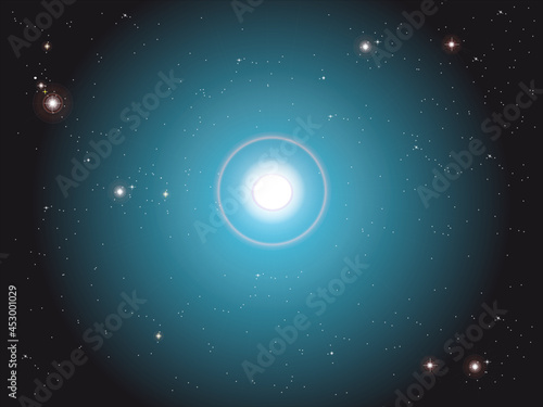 Blaue Sonne