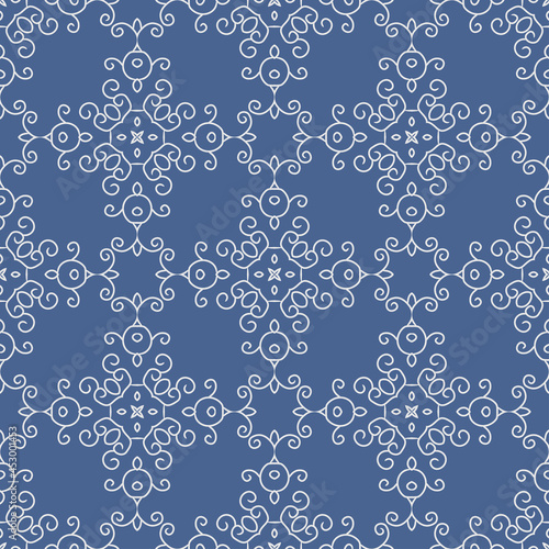 Abstract geometric seamless pattern. Vector illustration.