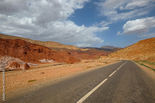 Road to the Atlas Mountains, Morocco