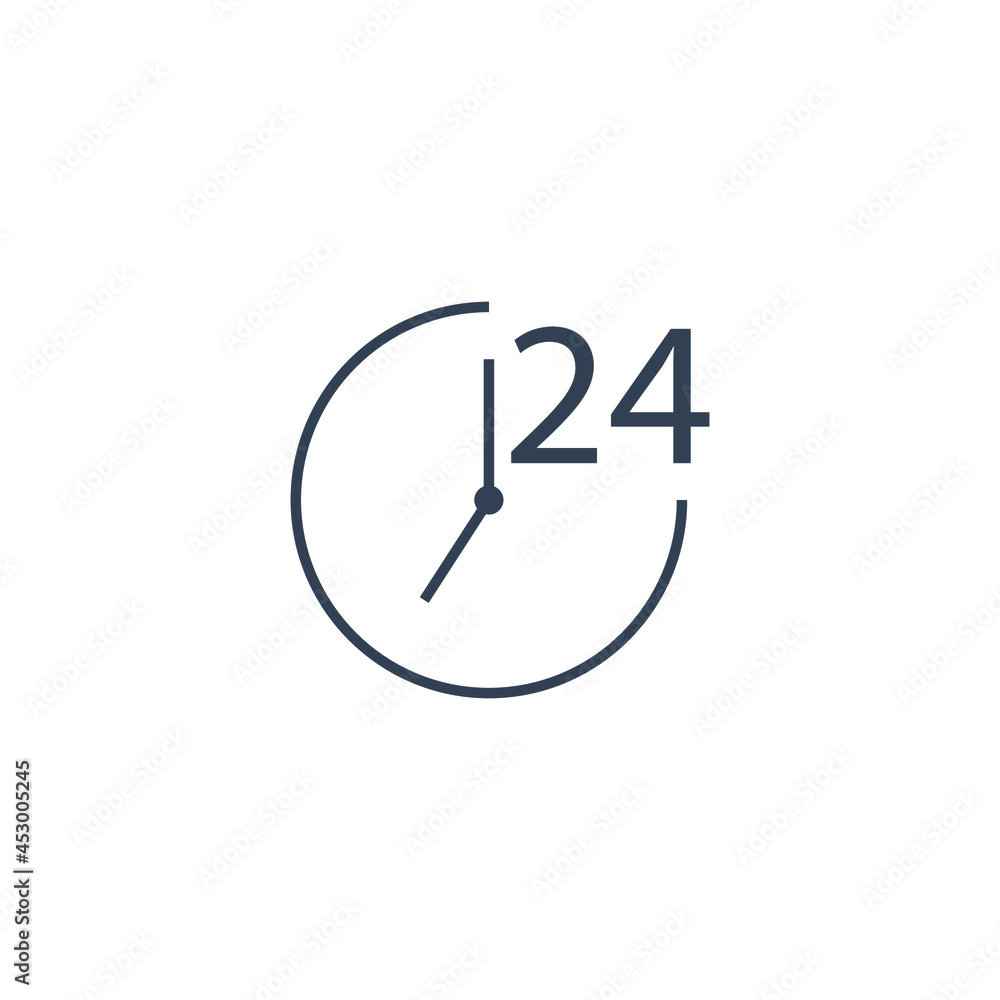 24 hours icon icons symbol vector elements for infographic web 24 hours icon icons symbol vector elements for infographic web