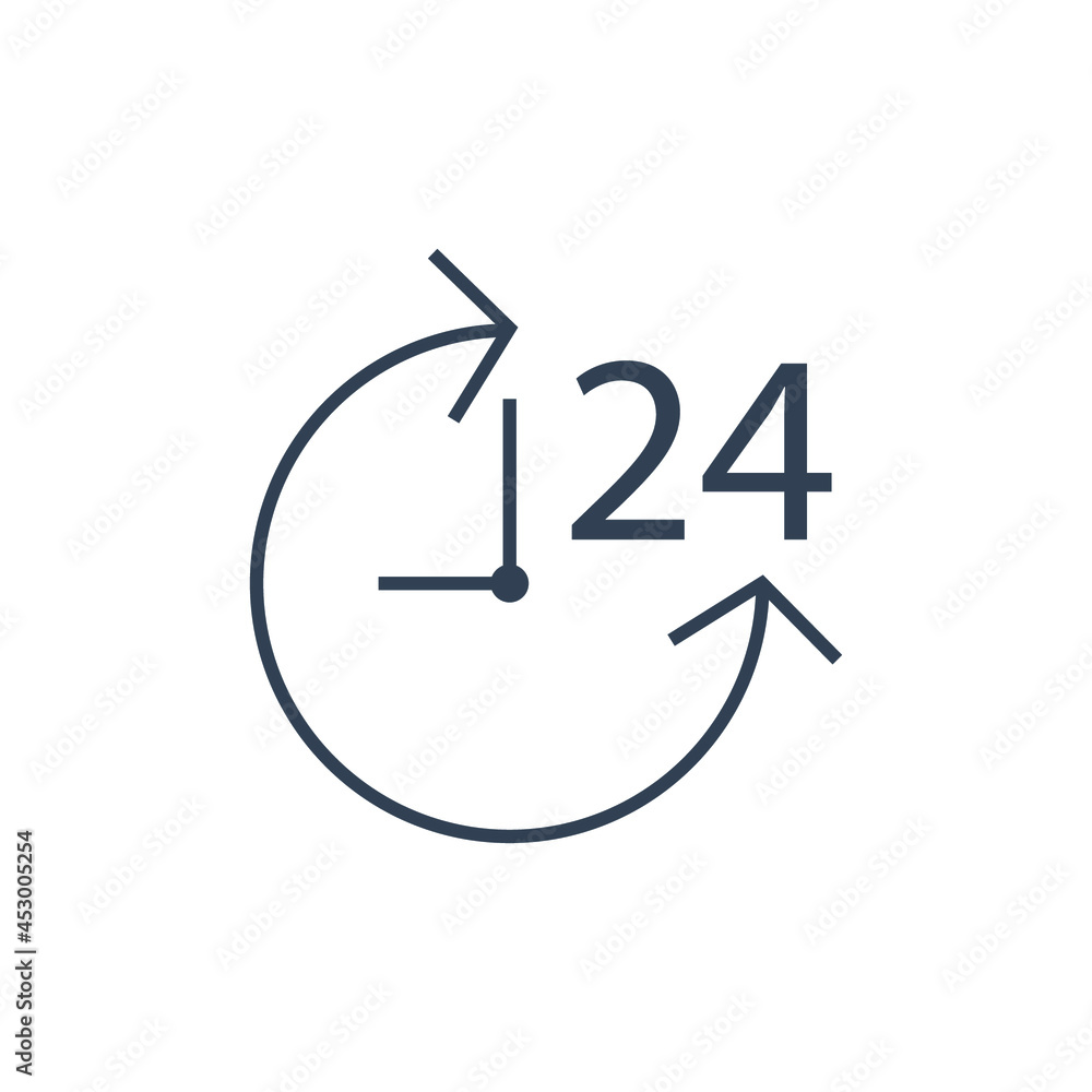 24 hours icon icons symbol vector elements for infographic web 24 hours icon icons symbol vector elements for infographic web