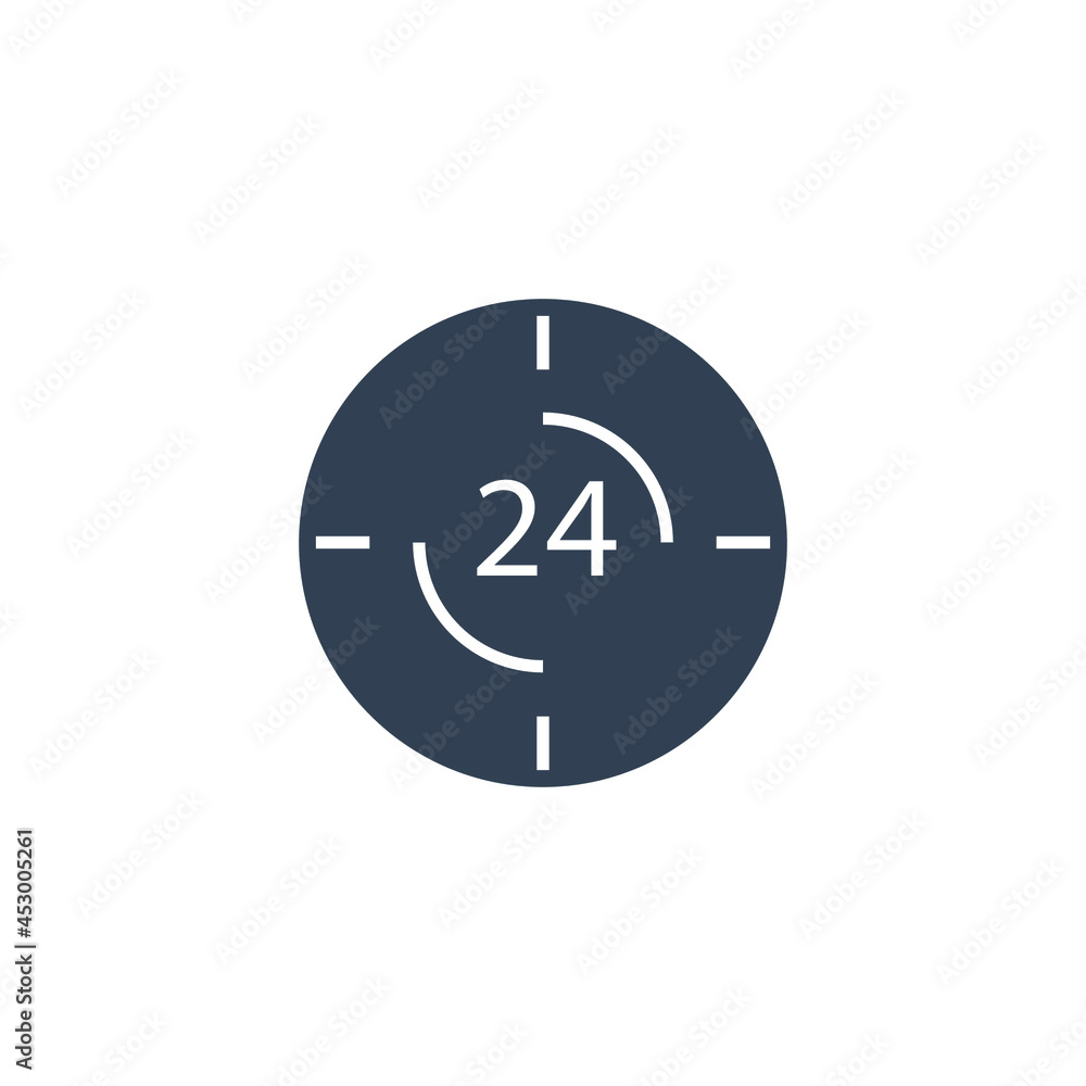 24 hours icon icons symbol vector elements for infographic web 24 hours icon icons symbol vector elements for infographic web