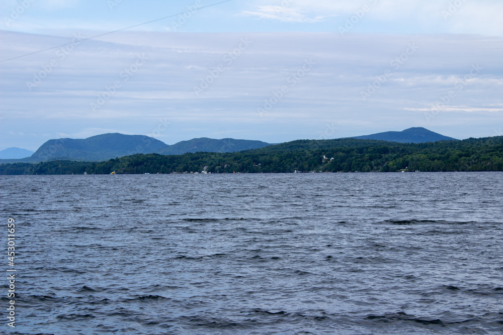 lake in the mountains of peninsula