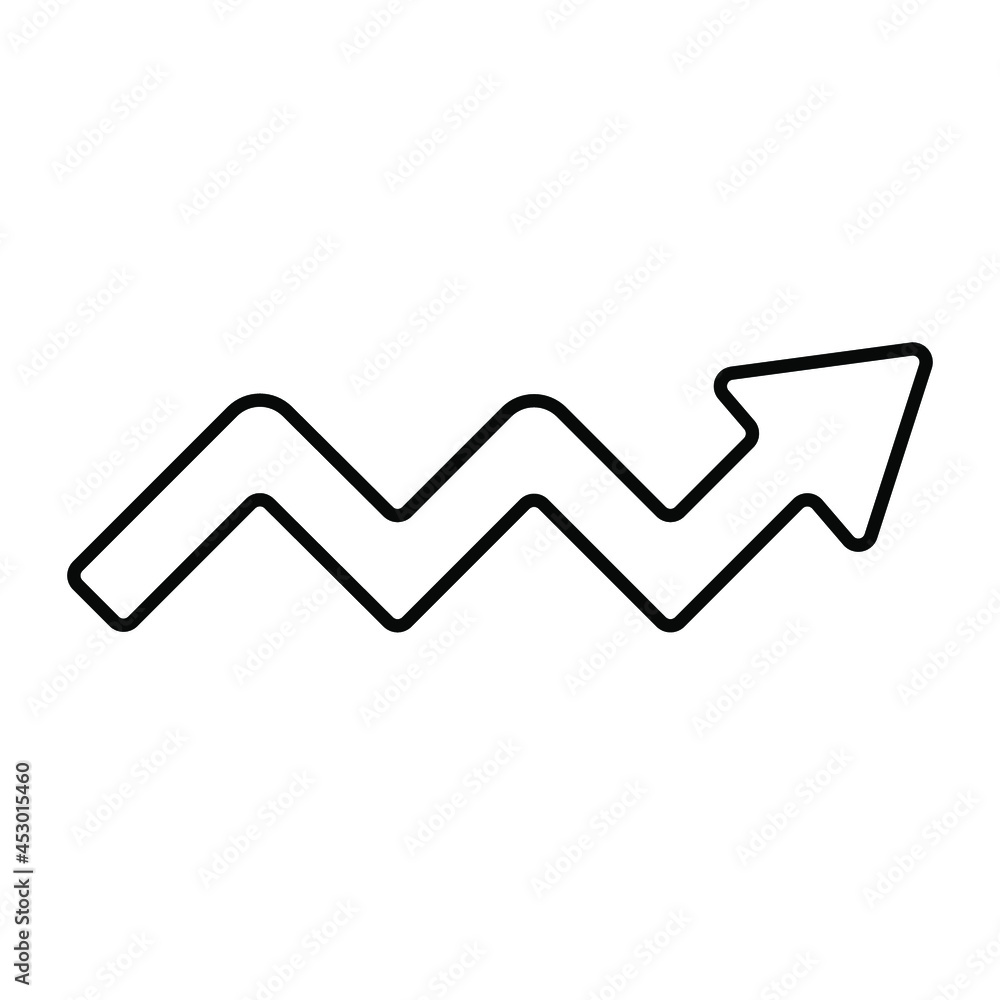 zig zag black and white arrow vector zig zag black and white arrow vector