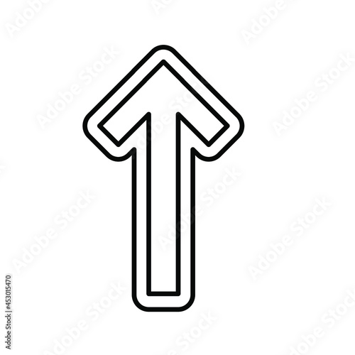 black and white arrow vector