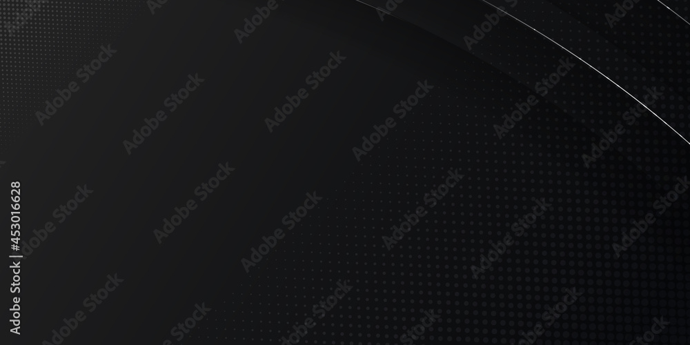 Modern simple black abstract geometric background with halftone pattern. Modern shape concept. Modern simple black abstract geometric background with halftone pattern. Modern shape concept.