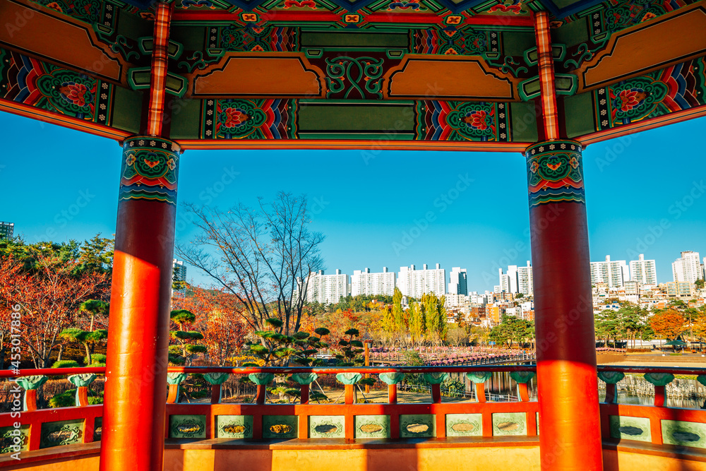 Autumn of Busan Citizens Park in Busan, Korea