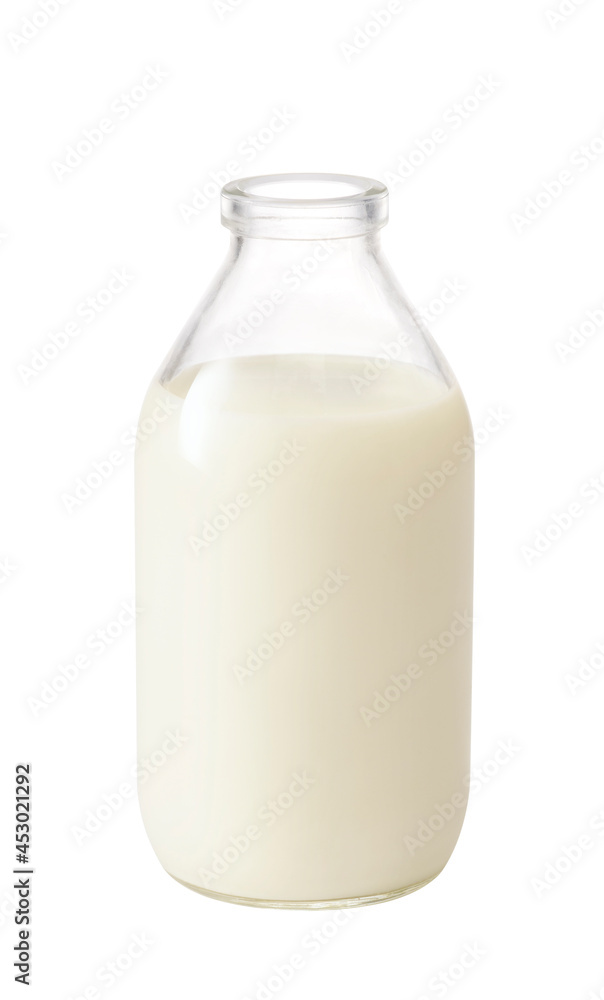 Bottle of milk isolated on white background Bottle of milk isolated on white background