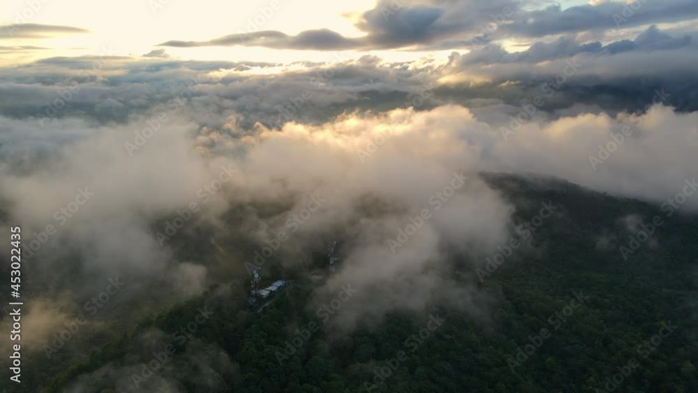 Flying through the amazingly beautiful cloudscape. Picturesque timelapse of white fluffy clouds moving softly on the clear blue sky. Direct view from the cockpit. Flying through the amazingly beautiful cloudscape. Picturesque timelapse of white fluffy clouds moving softly on the clear blue sky. Direct view from the cockpit.