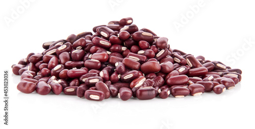 Obraz na płótnie red bean adzuki isolated on white background w salonie