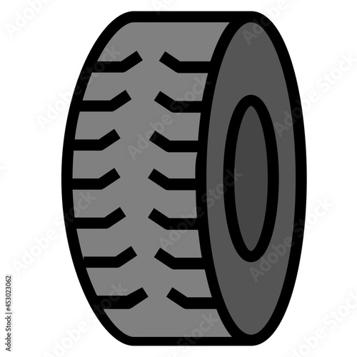 tire line icon