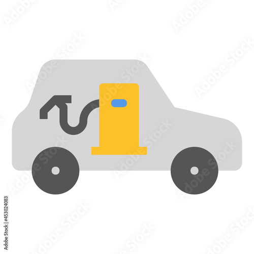 refuel flat icon