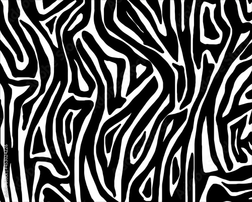 seamless zebra skin pattern.Vector eps10