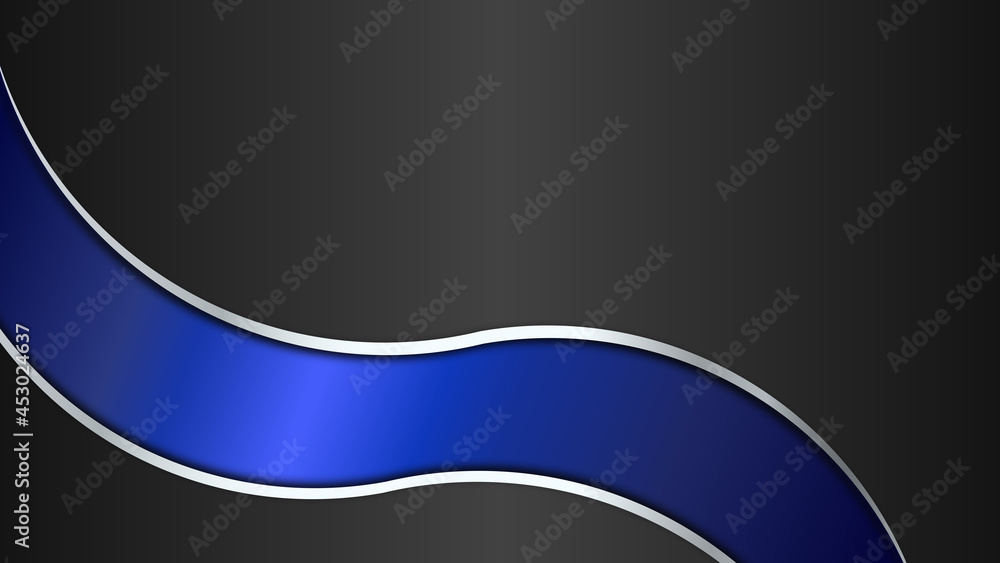 Obraz premium Shiny Metal BG With Blue , This design is very suitable for wallpapers, banners, backgrounds, can be printed for various media, eye-catching