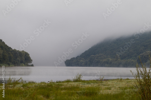 morning fog on the river