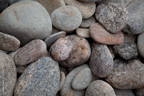 Zen closeup river-stone and rock wallpaper background