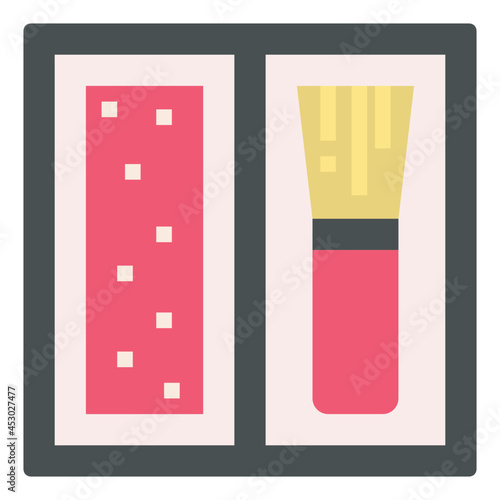 blush flat icon