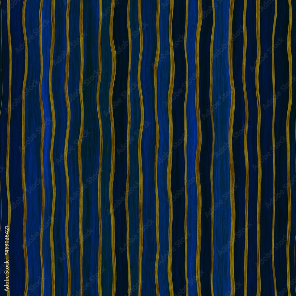 Seamless black blue gold grunge stripes background pattern Seamless black blue gold grunge stripes background pattern
