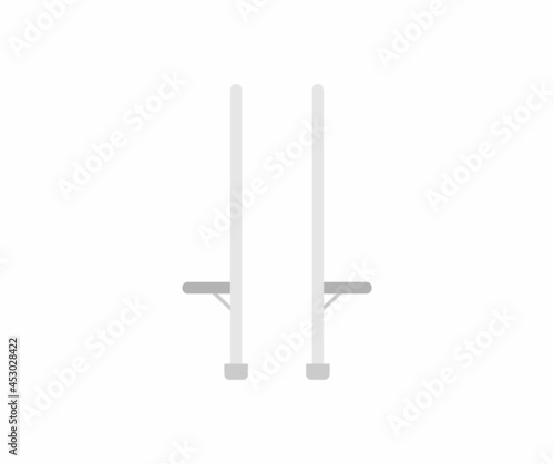 design about stilts icon illustration