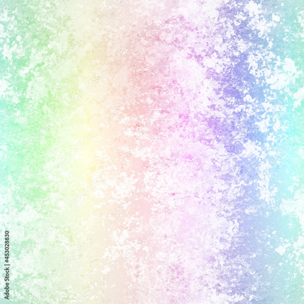 Seamless light pastel gradient rainbow grunge background texture