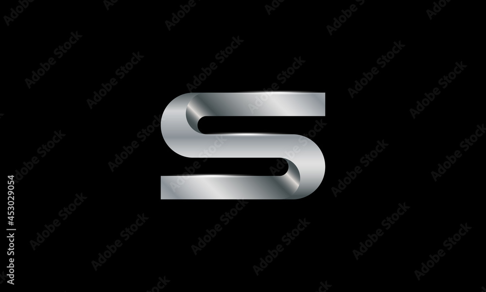 letter S initials logo illustration