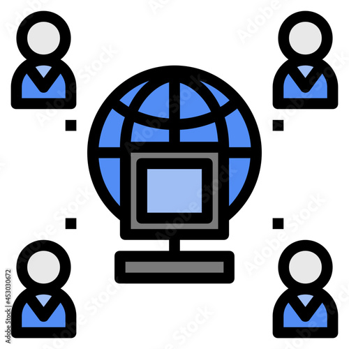 universal access line icon