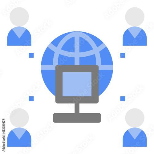 universal flat icon