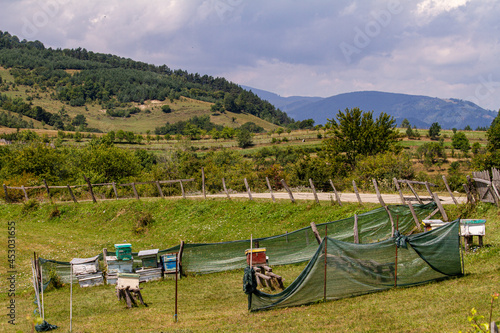 Landscape in Boisoara, Romania